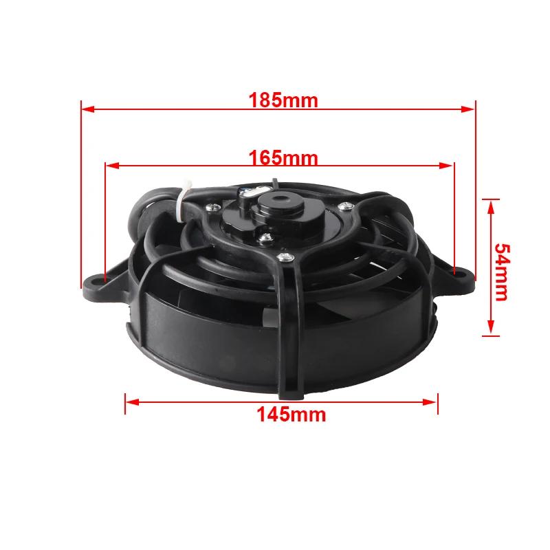 12V Motorcycle Cooling fan Oil Cooler Engine Electric Radiator Fit for 150cc-250cc ATV Quad Go Kart Buggy Motocross Accessories