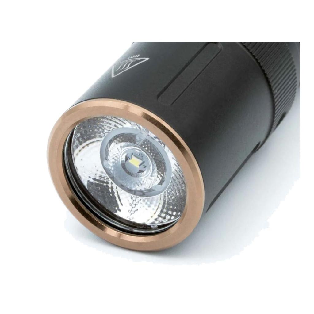 FENIX Light Black 77mm Portable EDC Flashlight CA18 LED Maximum Brightness 160 Lumens E12 V2.0