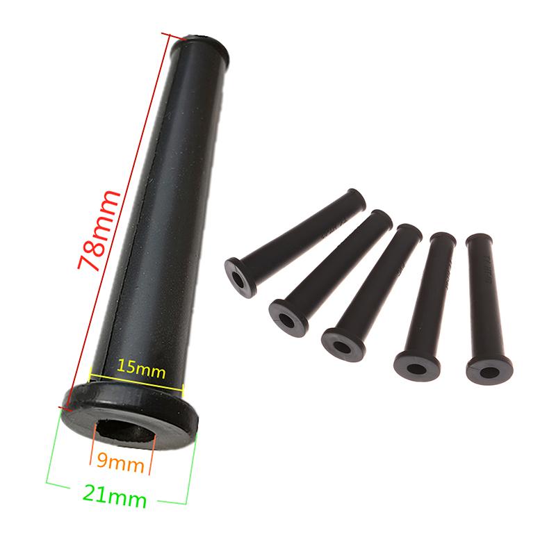 

5 шт. Защитная крышка для силового кабеля, резиновый протектор провода, кабельная оплетка, крышка-сапожок для защиты соединения кабеля угловой шлифмашины 9mm-M