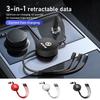 YABBF1 For BMW New 2025 Mobile Data Cable Multifunctional Telescoping Fast Charging Accessories For BMW E46 E90 E60 F10 E39 F30 E36 E87