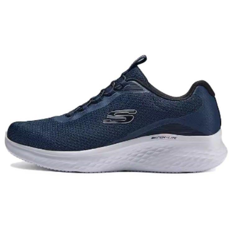 Skechers Comfortable Low-Top Running Shoes Men sneakers Blue 232831-NVBK 41