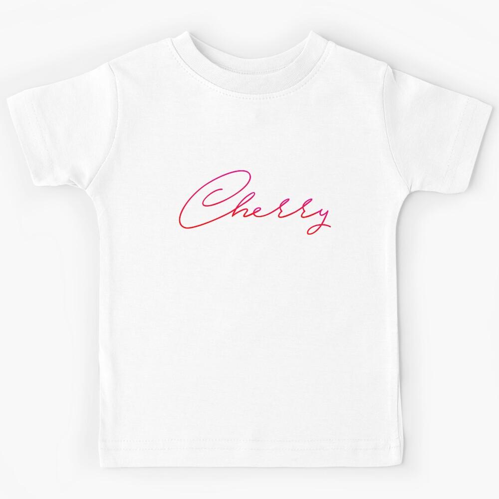 Cherry. French words. Kids T-Shirt 120