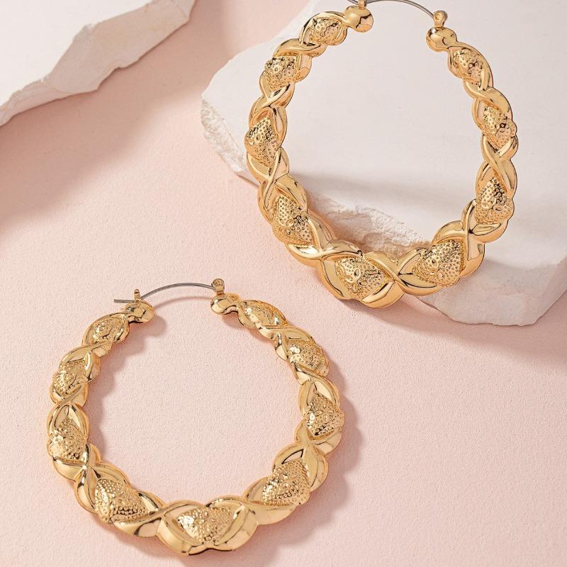 Exaggerated Punk Earrings Foreign Trade Bohemian Temperament Hollow Earrings