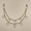 European and American Jewelry Punk Retro Star Pendant Waist Chain Women's Versatile Five-pointed Star Trouser Chain