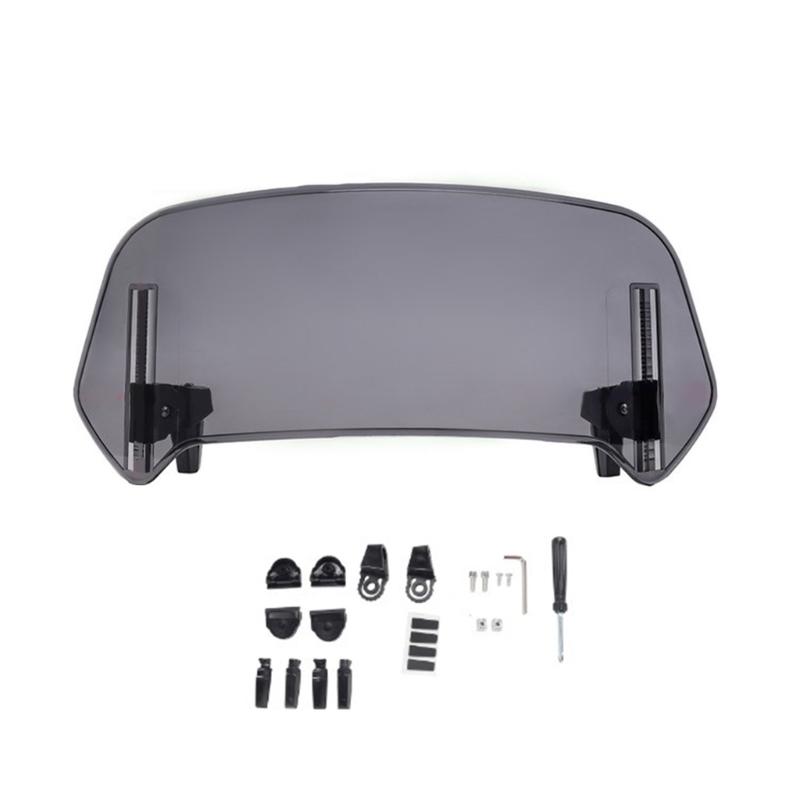 Foldable Motorcycle Windscreen for Bikers Travel Friendly Easy Carry Windshield