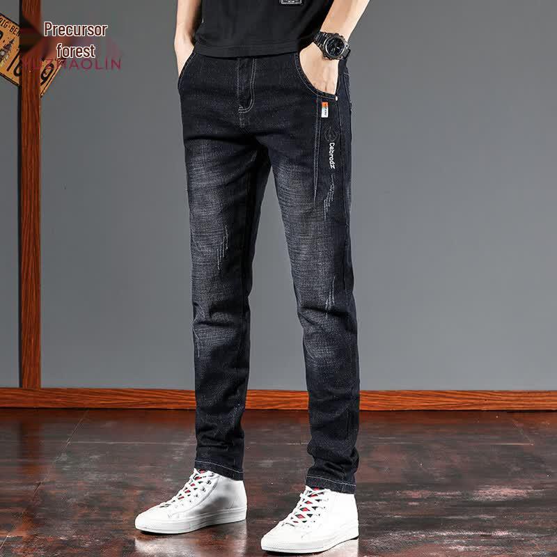 YUZHAOLIN Men s Loose Straight Stretch Jeans 31