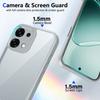 Oppo F31 5G CPH2781 Pouzdro Nárazuvzdorné Vzduchový polštářek Silikonový nárazník Průhledný Matný zadní kryt Pevné pouzdro na telefon pro Oppo F31 OppoF31 2025