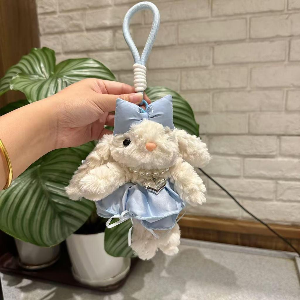 Floppy-Eared Rabbit Plush Keychain Pendant - Ideal Girlfriend Gift for Birthdays or Christmas