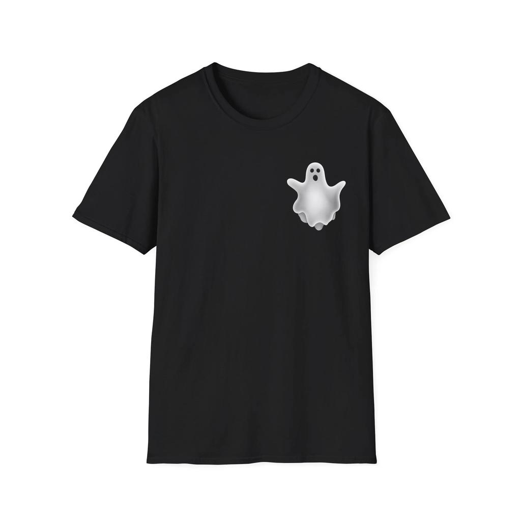 Halloween Ghost T-Shirt, Spooky Tee, Scary Shirt, Basic Logo, Happy Halloween,