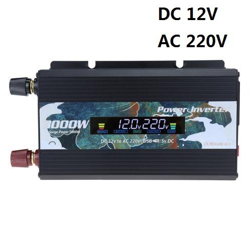 

Чистый синусоидальный инвертор постоянного тока 12 В в переменный ток 110 В-220 В 5000 Вт, трансформатор напряжения, адаптер преобразователя мощности, универсальный светодиодный солнечный инвертор