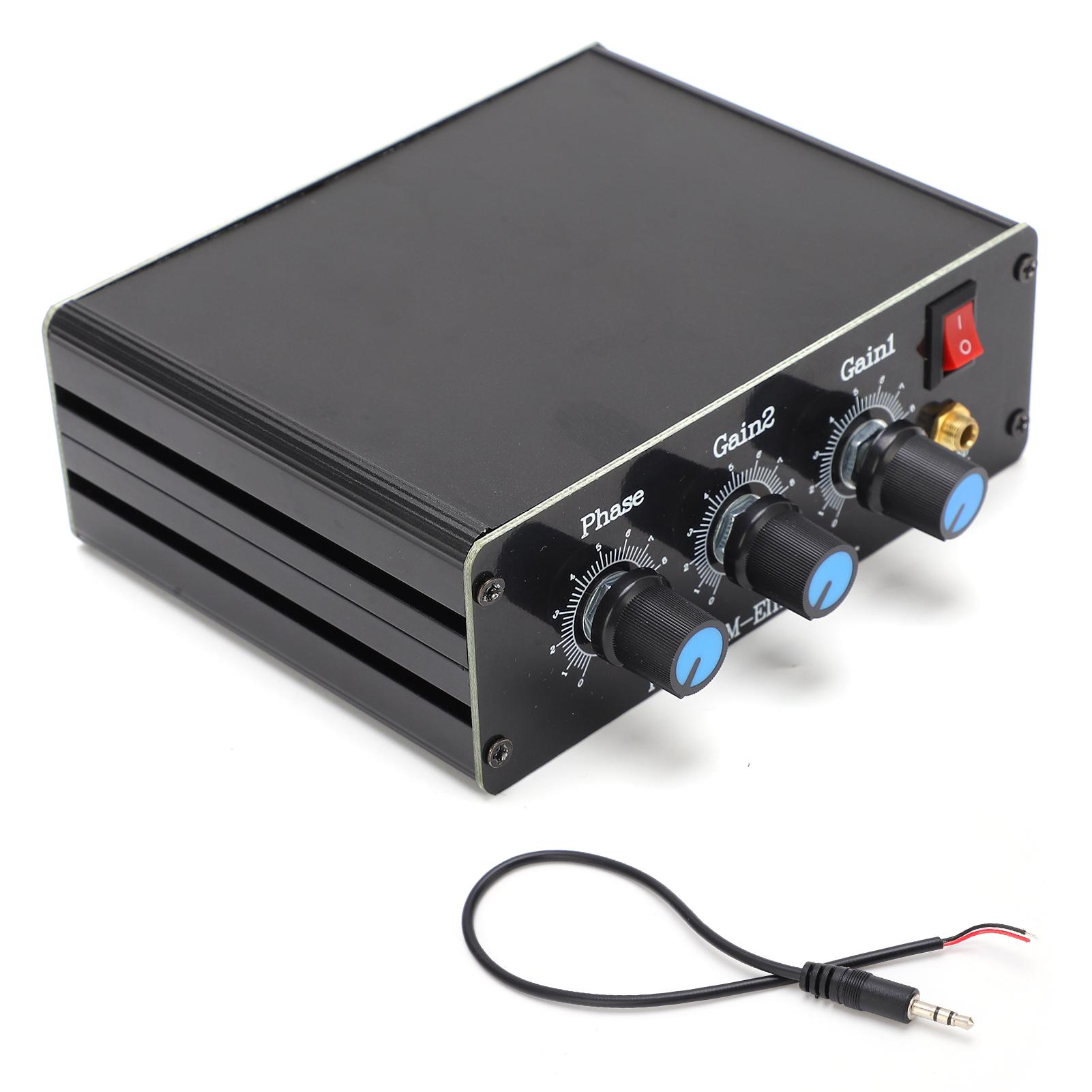 

Алюминиевый сплав QRM Eliminator XPhase 130 МГц HF Bands Радиоприемник сигнала Встроенное управление PTT