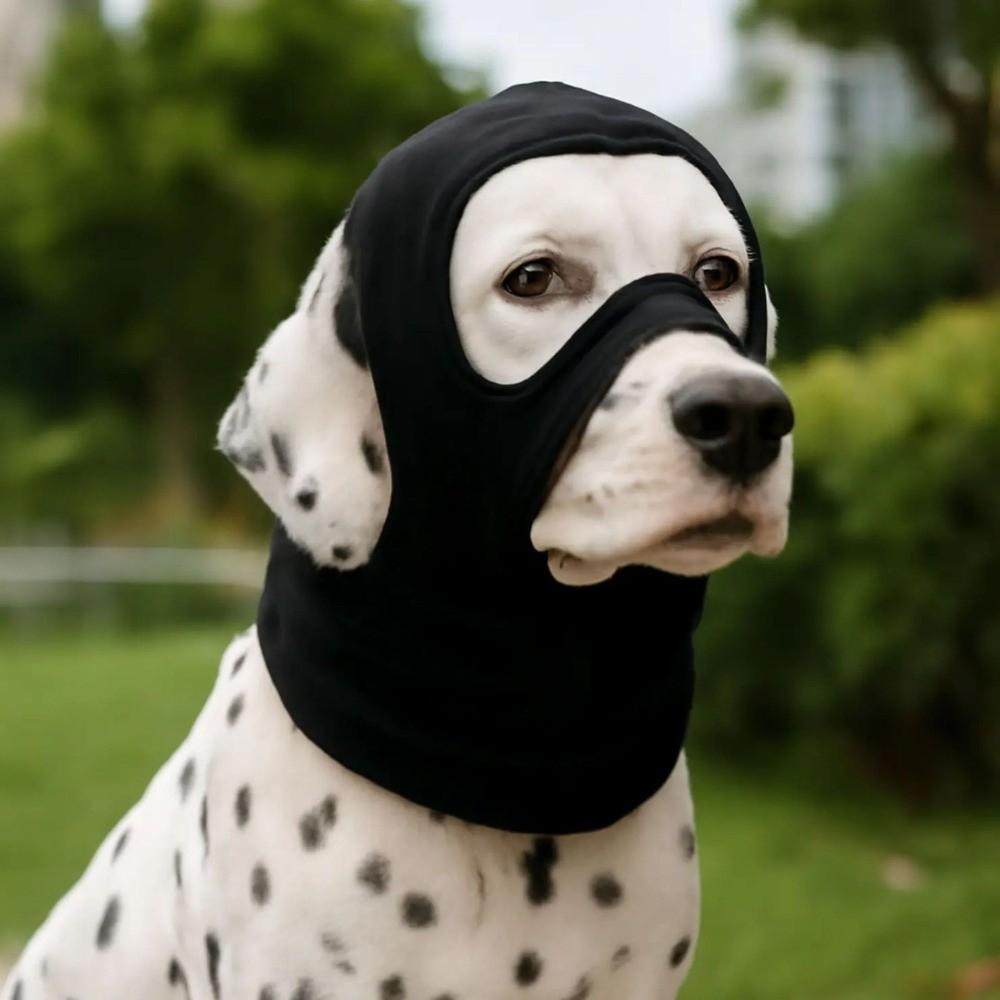 Měkký teplý kryt hlavy pro mazlíčka Elastické uklidňující ušní chrániče pro psa Pokrývka hlavy pro zotavení psa Venkovní aktivita