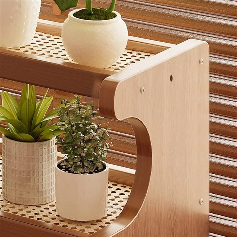 Desktop Flower Shelf Indoor Office Green Plants Multi-Layer Laddy Window Sill Balcony Ladder Flower Pot Shelf