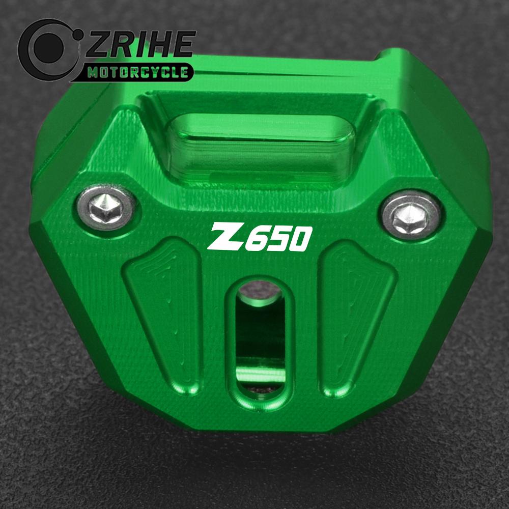 Motorcycles For KAWASAKI Z650 2016 2017 2018   Accessible CNC Key Cover Cap Keys Case Shell Protector Key housing