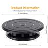 Cake Turntable Plastic Piping Table Ceramic Turntable Piping Multifunctional Workbench Baking Practical Non Slip Utensils Tools