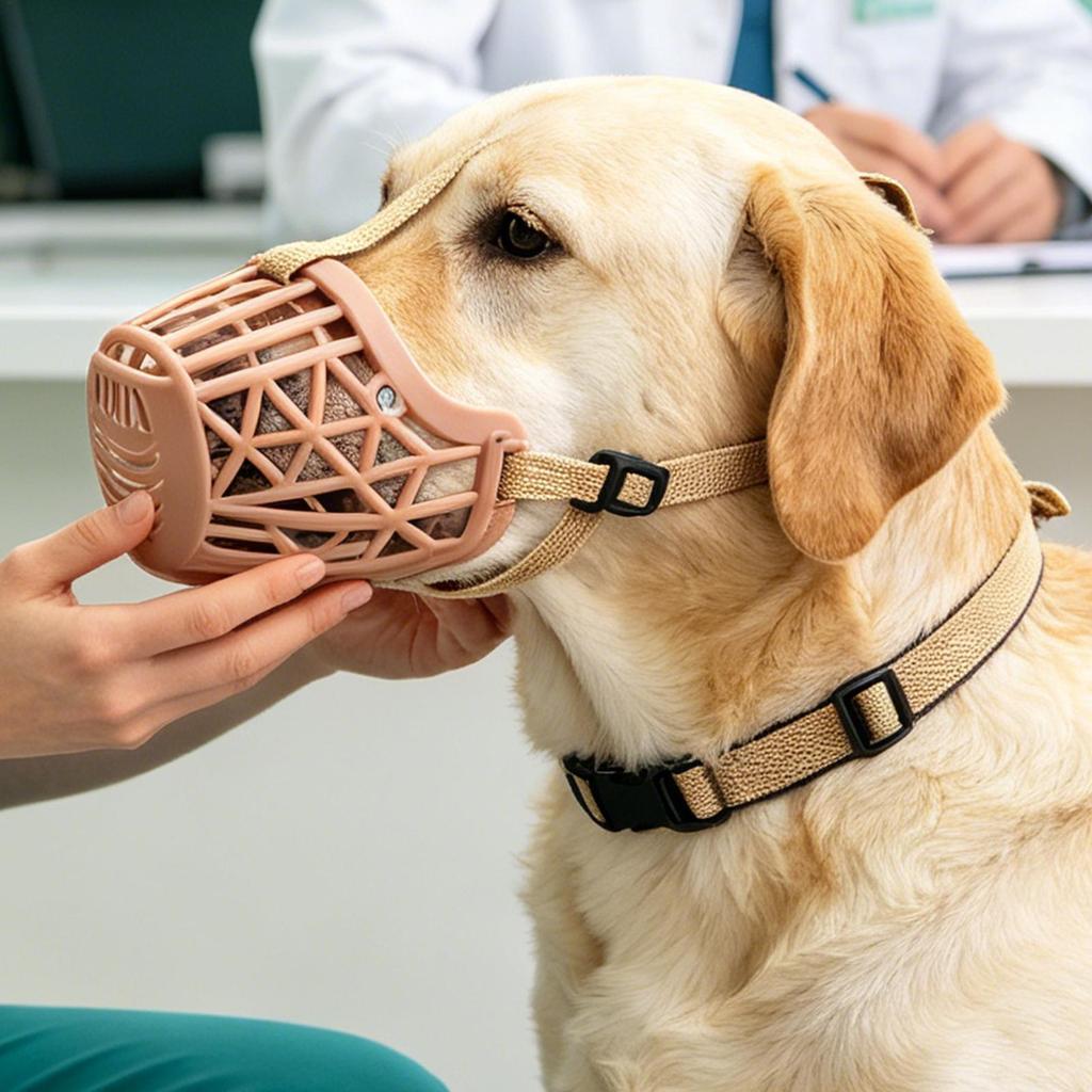 Pets Dog Muzzle Breathable Basket Muzzle Adjustable Straps Large Dogs Stop Biting Barking Chewing And Licking Pet Supplies
