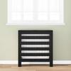 Radiator Cover Black Oak Look 78 x 20 x 82 cm