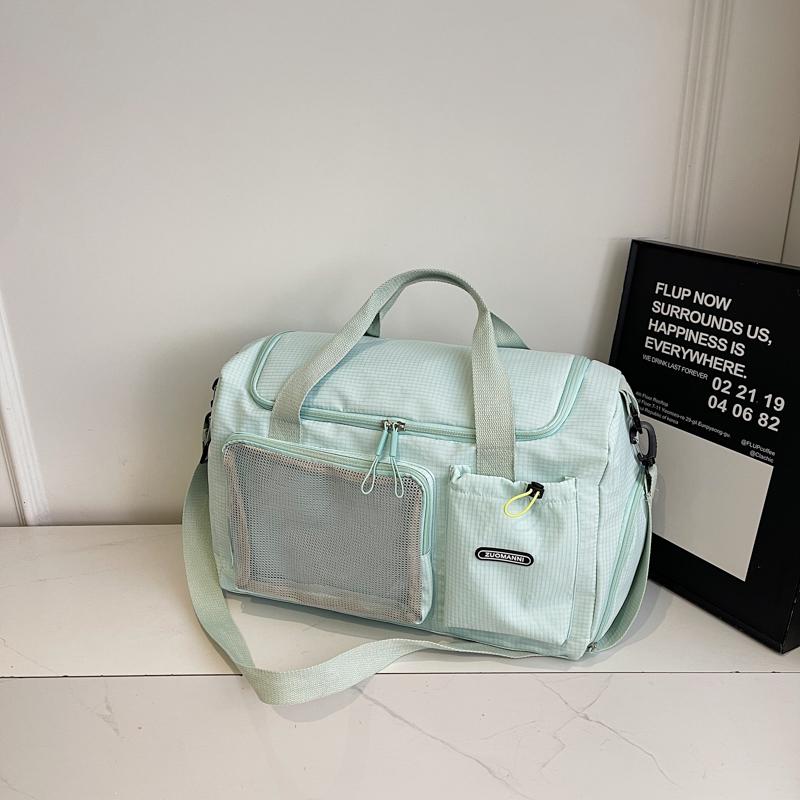 Reise-Fitness-Tasche mit großem Fassungsvermögen, wasserdichte, tragbare Sport-Duffel-Tasche für Herren, Handtasche für kurze Trainingsstrecken