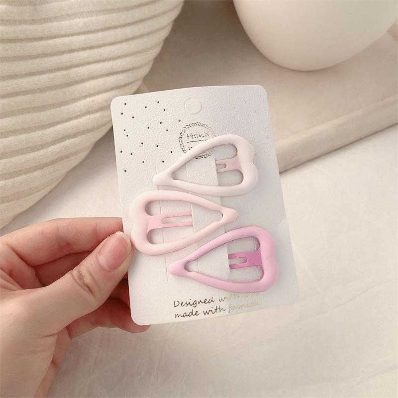 Versatile Pink Star Hair Clip for Girls - Ideal for Side Bangs and Forehead Fringes
