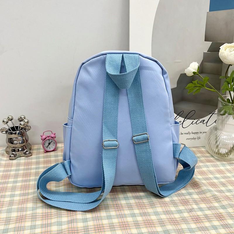 Schoolbag Elementary school bag Japanese cute bear doll backpack Korean version contrasting color preschool boys and girls casual backpack