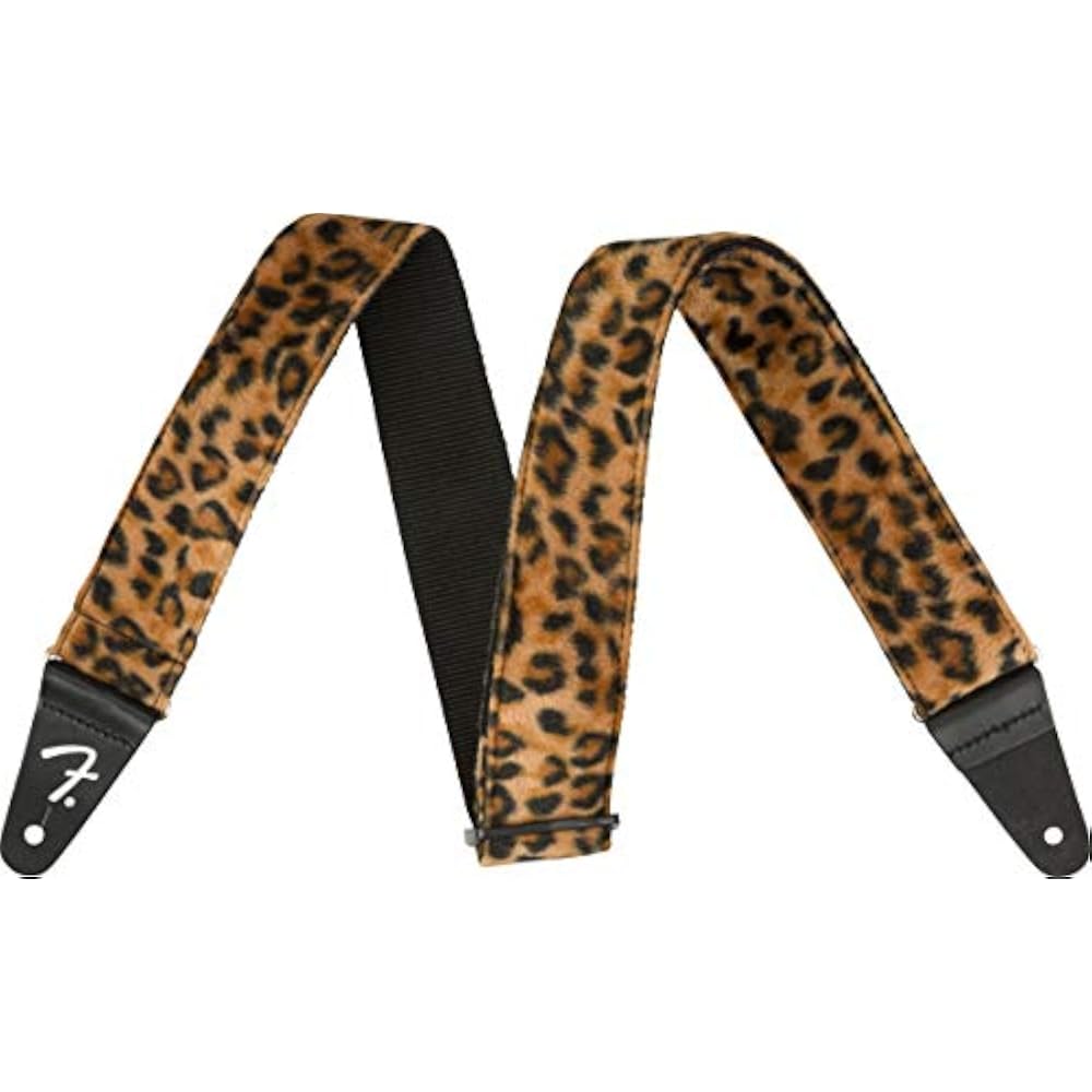 Fender Straps Wild Leopard Print Strap, 2 990601053