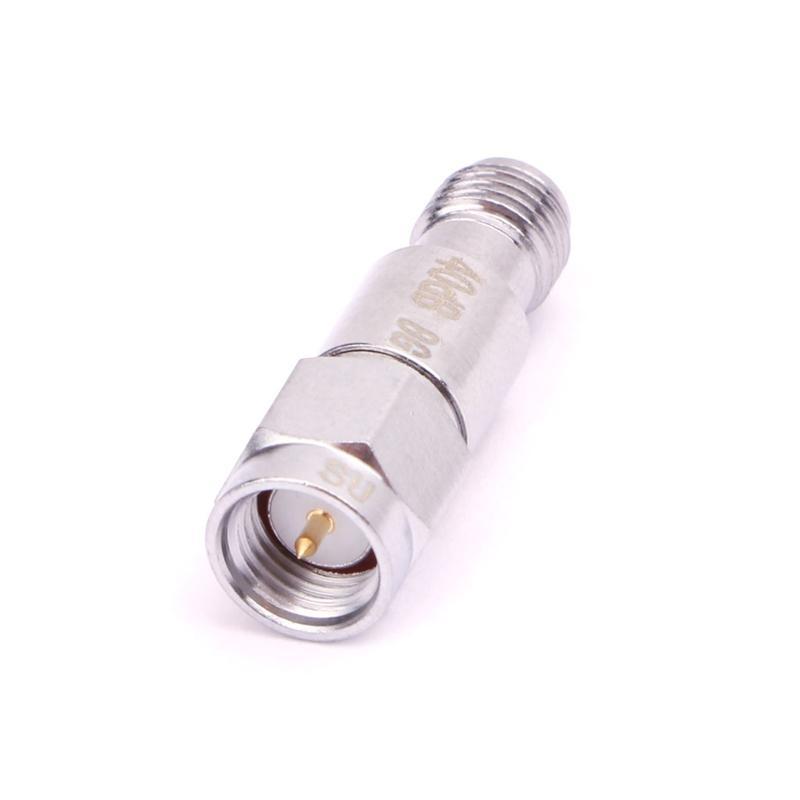 RF Coaxial Attenuator SMA Male to Female DC-6GHz 8GHz 2W 50ohm Used Communications Aviation Fixed Attenuator