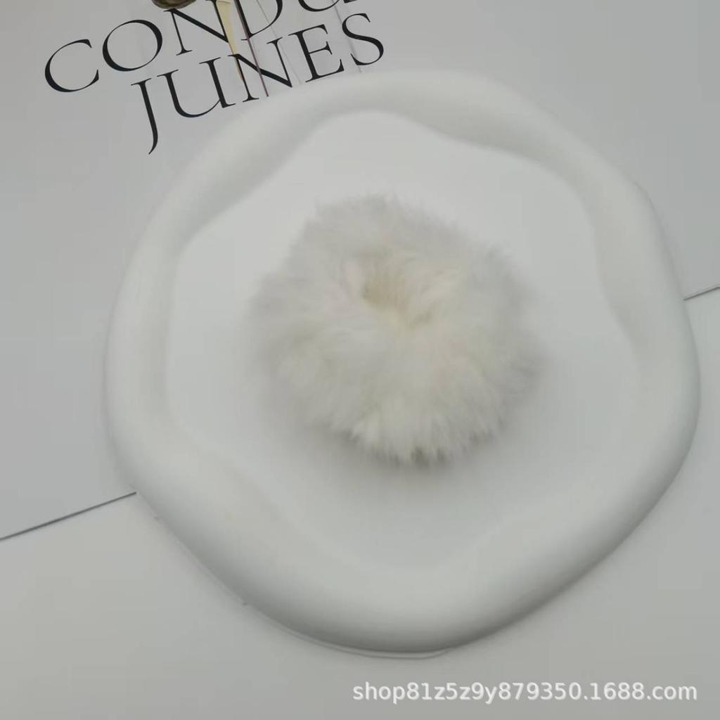 Plush Hair Scrunchies for Women & Kids, Soft Furry Hair Ties, High Ponytail Holder, Autumn Winter Fashion