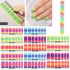 Manicure Sticker Set Gradient Color Waterproof Nail Polish Strips Nail Decorations