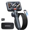 Lens 2025 DEPSTECH Articulating Bidirectional IPS Outer IP67 with LED for Home Car Machine and Cleaning [Dual & Model] Fiberscope, 210° Rotation,