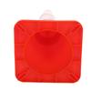 Traffic Safety Cones PVC Reflective Collar Square Base Multi-Purpose for Parking Lot Camping Kids Play Zone Car Protection