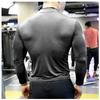 Summer Men's Fitness Training Breathable Short-Sleeve Quick-Dry Shirt Men's Fashionable Long-Sleeve T-Shirt