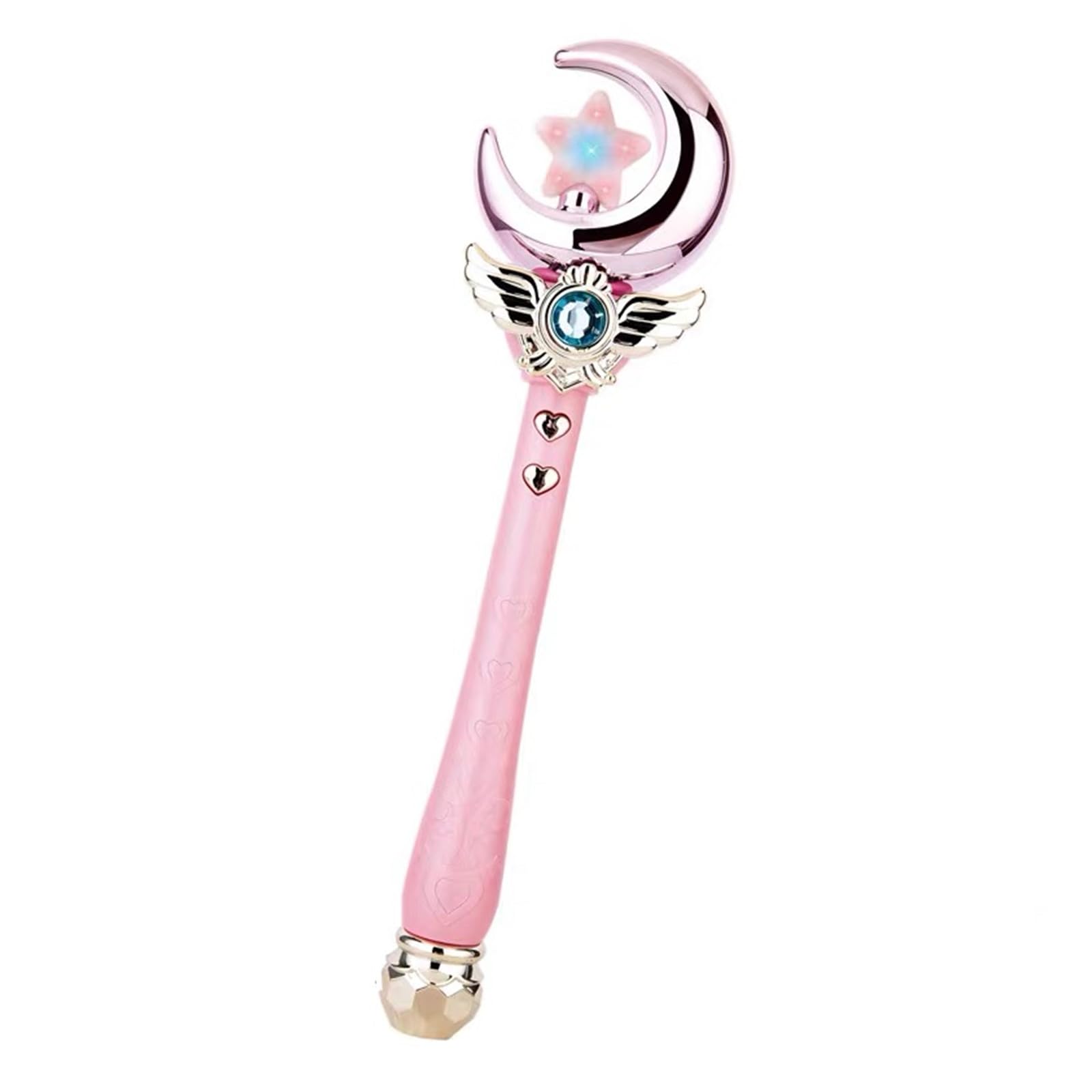 Huang Yem Magic Wand, Princess Play Toy, Light-Up Magical Wand, Pretend Play Wand, Princess Accessory, Musical Wand, with Sound, Perfect for