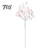 Elegant Mantlepiece Display Accents Faux Crystal Christmas Tree Picks with Bendable Wire, Acrylic Pearl Sprays Festive Bouquet Filler Strands