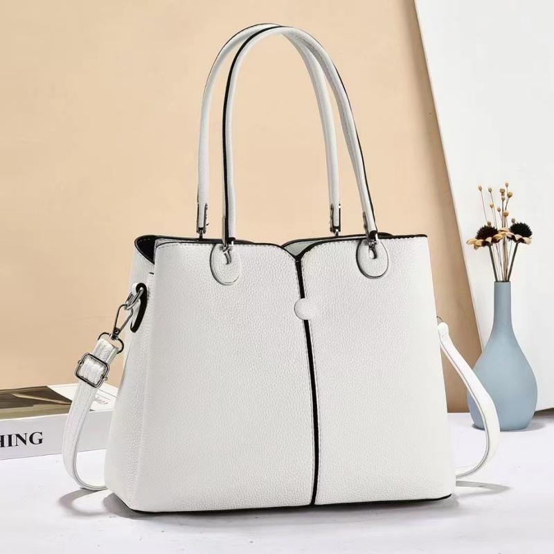 Simple Women's Handbag PU Leather Material Fashionable Shoulder Bag with Large Capacity and Multiple Compartments Suitable for Daily and Holiday Gifts