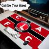 Custom Name Mouse pad Charlton FC Crest Mouse Pad Desk Mat, Non-Slip Rubber Backer Pad For Computer Notebook Gaming Mouse Pad Birthday Gift