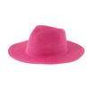 Women's Jazz Straw Hat with Wide Brim - European & American Style Panama Sunshade Fedora