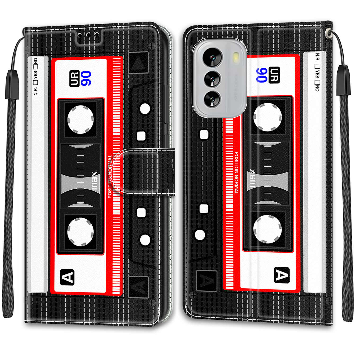 

Роскошный окрашенный кожаный чехол для Nokia G60/G21/G11/G20/G10/C12/C22/C32/G42 Защитный чехол-книжка для Nokia 6.3/Nokia C01 Plus/Nokia G310 Nokia G60 5G