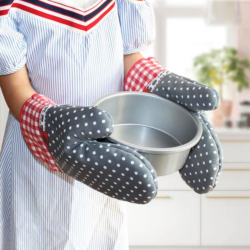 ZISIZ Thickened Heat Resistant Oven Gloves