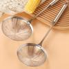 Spider Strainer Skimmer Stainless Steel Pasta Strainer Spoon with Handle Wire Skimmer Ladle Kitchen Utensils for Cooking Frying