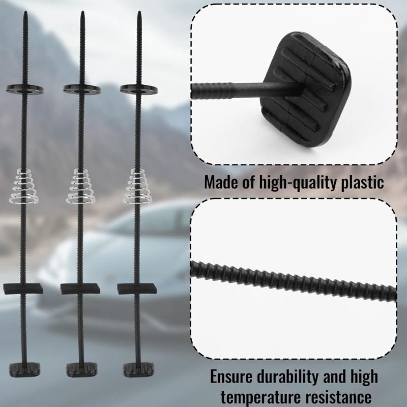 Radiator Fan Mount Zip Ties Clip Electric Transmission Coolers Tie Strap Easy Installation Universal Car Fan Mounting Kit