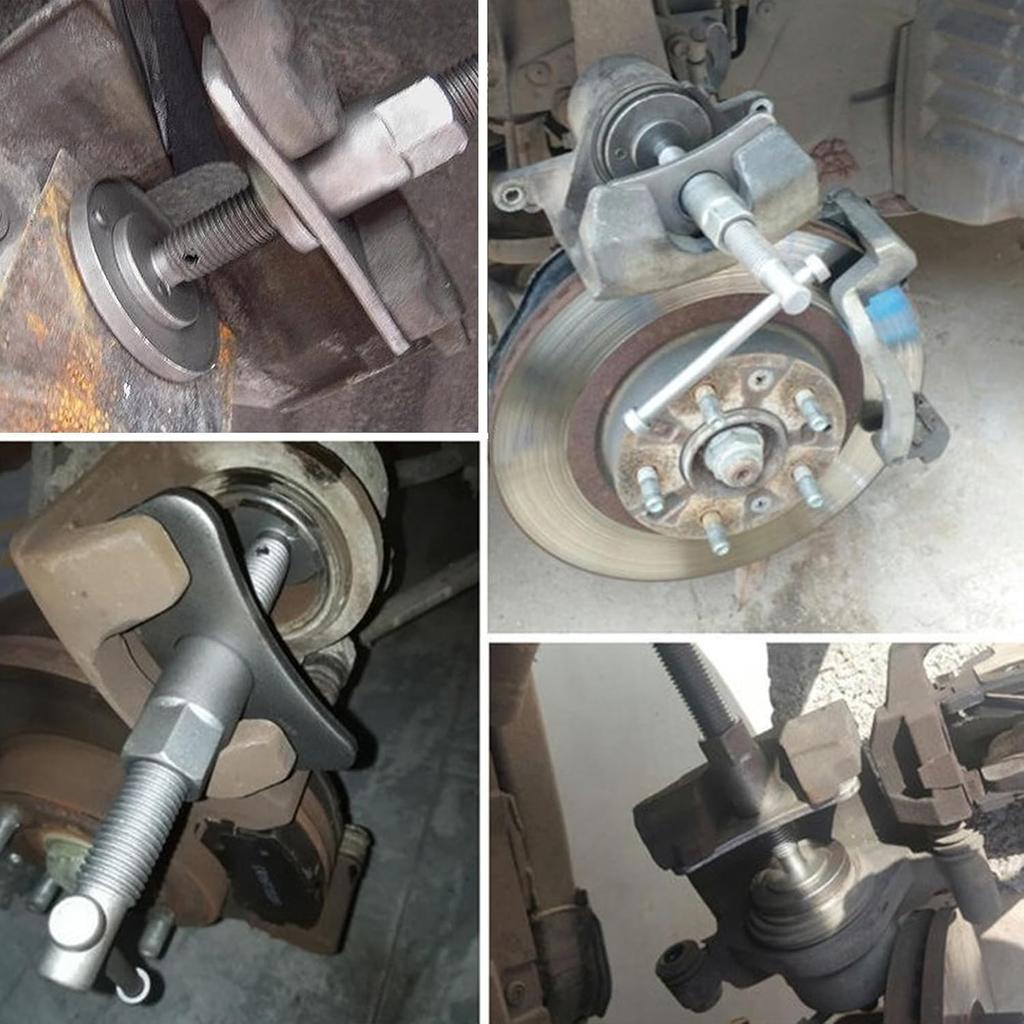 Car Brake Piston Wind Back Tool, 3Pcs/Set Brake Caliper Piston Rewind Tool, Auto Rear Brake Pad Wind Back Tool, Brake Caliper Wind Back Tool For