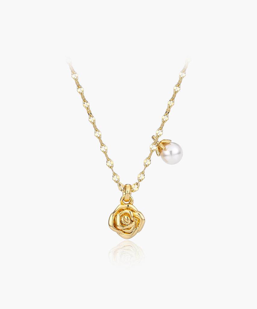 Noonoo Fingers Rich Rose Necklace