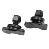 2PCS Stud Fitting Black L Track Stud Fitting Carbon Steel Galvanized Threaded Studs Tie Down Fittings Motorcycle