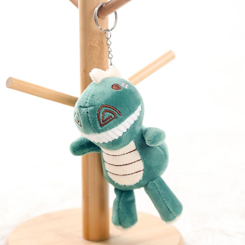 1Pcs Cute Plush Dinosaur Doll Toy Pendant Cute Plush Keychain Bag Pendant Christmas Gift