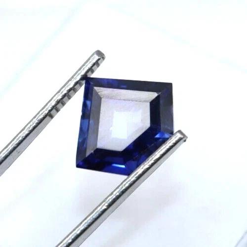20 Ct Natural Ceylon Blue Sapphire Fancy Cut Certified Loose Faceted Gemstone