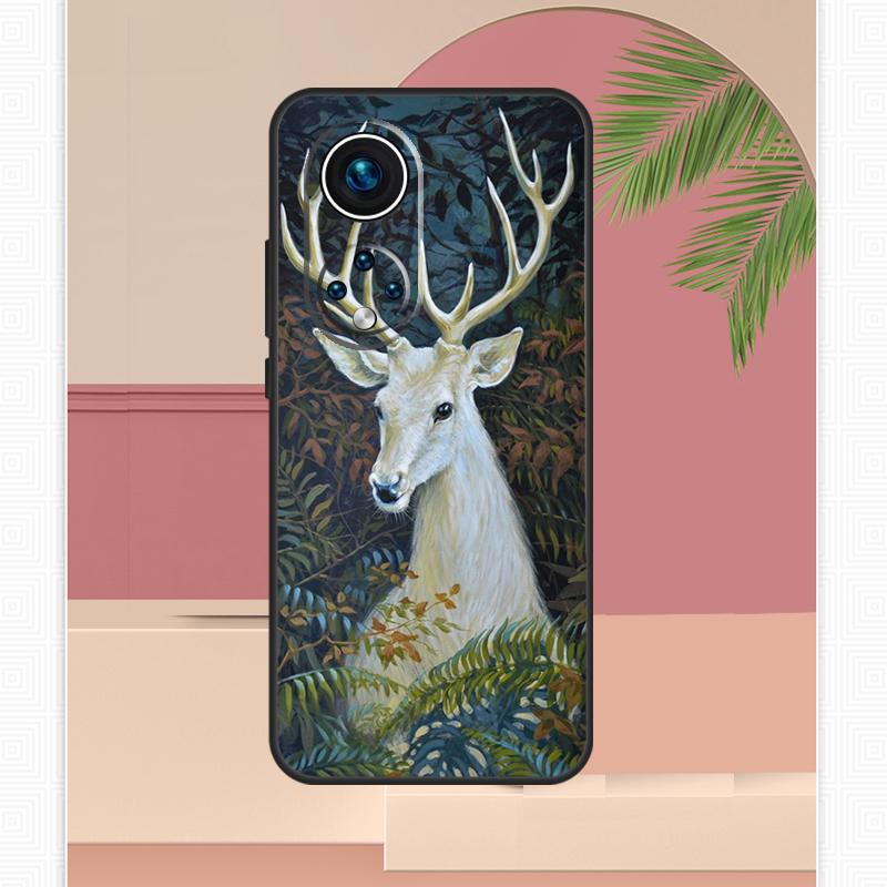 Animal Deer Art Case For Honor Magic 5 6 7 8 Pro Honor X9c X9b X9a X8b X8a X8c 50 70 90 400 200 Lite Cover