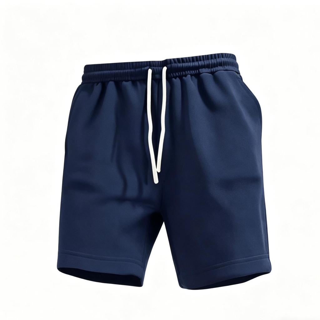 Herren Casual Shorts mit Kordelzug und elastischem Bund, Mehrfarbige Basic Lockere Gerade Bein Bermuda Shorts, Vielseitige Strandshorts für Zuhause und Sport