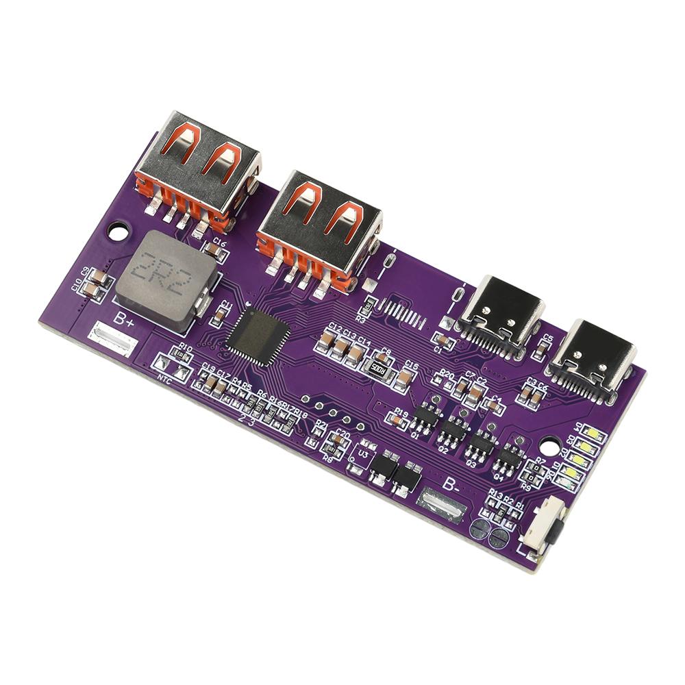 22.5W Charging Treasure Motherboard Fast Charging Mobile Power Module DIY 3.7V Lithium Ternary Motherboard QC4+ PD3.0