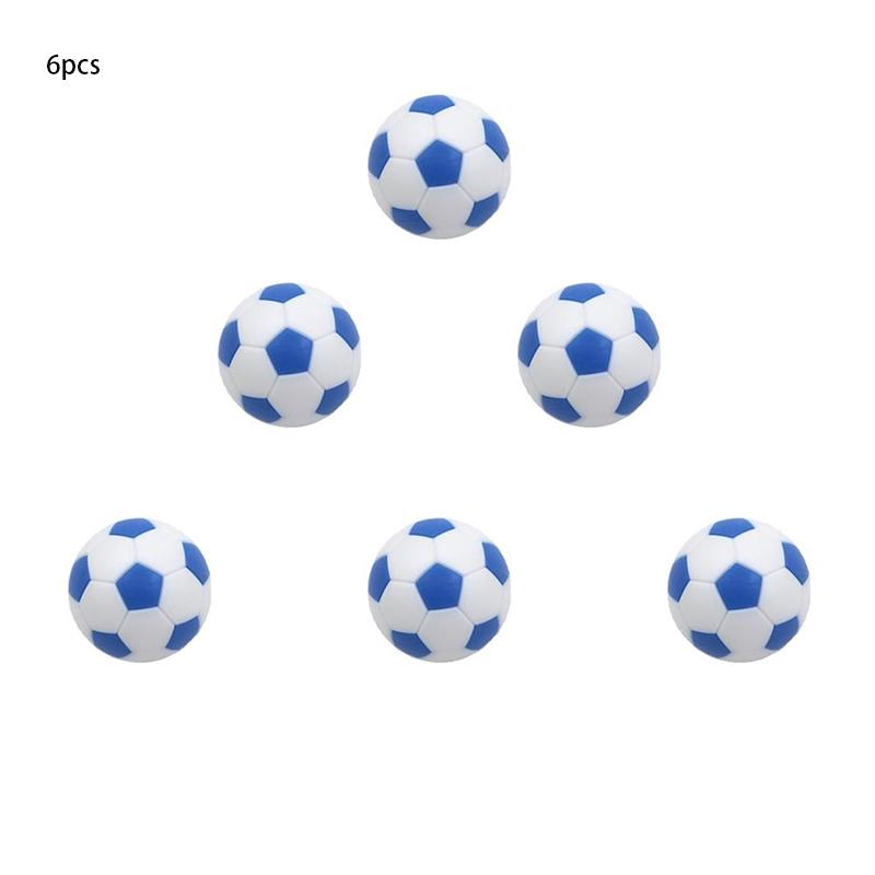 6pcs Desktop Soccer Replacement Balls 32mm Soccer Player Gifts Game Accessories Parent-Child Interactive Soccer Table Games