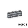 Cărămizi MOC Marumine 100 BUC 1x4 Set Cărămizi de Construcție Zid de Casă Piese Cub Compatibile cu 15533 Accesorii Piese Idee de Construcție